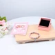 Подарочный набор Lesko Spa Gift Basket Set 01 Pink 8 предметов термостакан мыло бомбочка свеча браслет - изображение 2