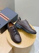 Мужские демисезонные кроссовки Zegna коричневого цвета 42 р (27 см) - изображение 3