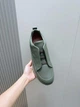 Мужские демисезонные кроссовки Zegna оливково-серого цвета 43 р (27.5 см) - изображение 2