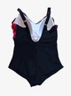 Корректирующий купальник Fuba 26109-1 черный-красный 7XL - изображение 6