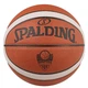 Мяч баскетбольный оранжевый с полосой №7 Spalding SPL7PU/WH - изображение 1