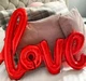 Кулька повітряна з фольги Love 45 на 75 см червоний - зображення 5
