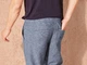 Брюки Regular Fit из смеси льна и хлопка для мужчины Livergy LIDL 442985 56(XL) Серый - изображение 4