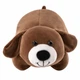 Подушка-игрушка собачка трансформер дорожная ARDESTO Travel Сute Dog 30х30см коричневая для путешествий - изображение 2
