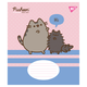 Тетрадь школьная ученическая в клетку 12 листов Pusheen пушин, тетрадь 12 страниц для девочек пушин Yes. - изображение 3