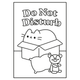 Раскраска А4 Yes Pusheen с наклейками 8 страниц - изображение 4