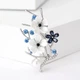 Брошь BROCHE бижутерия Цветы Сакуры синяя BRBF115286 - изображение 3