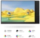 Портативний Монітор UPERFECT 14" 2K IPS QHD 2160×1440 з HDR, AMD FreeSync та вбудованими динаміками, другий дисплей для ноутбука, смартфона - изображение 7