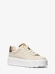 Кросівки жіночі Michael Kors Romey Two-Tone Logo Platform Sneaker Brown, 37 - зображення 1