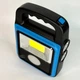 Ліхтар акумуляторний LED COB з сонячною панеллю і функцією Power Bank, потужний ручний ліхтар-прожектор з USB зарядкою і 4 режимами світла, портативна лампа на акумуляторі для дому, дачі, кемпінгу, HS-8020C-Blue - зображення 7