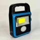 Ліхтар акумуляторний LED COB з сонячною панеллю і функцією Power Bank, потужний ручний ліхтар-прожектор з USB зарядкою і 4 режимами світла, портативна лампа на акумуляторі для дому, дачі, кемпінгу, HS-8020C-Blue - зображення 13