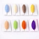 Набір з нитками та фарбами Фігурки 19 см Лісова Коала, папуас, лист, квіточки (малювання та плетіння з ниток)- творчий набір для дітей, дитяча дерев'яна розмальовка, плетіння нитками набір для творчості в коробці для дитячого садочку - изображение 5