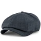 Кепка восьмиклинка хулиганка NewsBoy cap шерстяная в клетку VladAltex 60 Темно-серый 6330-26 - изображение 1
