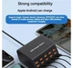 Сетевое зарядное устройство HW-15 100W на 15 портов USB12W Черный - изображение 4