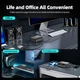 Багатоканальна зарядна станція WLX-60E 210W з кабелями (2Type-C48W+3Type-C33W+USB30W) Чорний - зображення 6