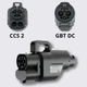 Адаптер для електромобіля CCS2 - GBT DC 400A DC Olink, чорний - зображення 1