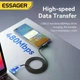 Кабель 100W Essager PD (20V / 5A) 90° Vertical L-Shape USB Type C Кабель для ігрових консолей, смартфонів та ноутбуків (EXCT1W-HC0G-P) 1 м Grey - зображення 4