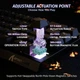 Механическая игровая клавиатура ATTACK SHARK X68 HE BLACK Rapid Trigger, магнитные переключатели Hall Effect, RGB, 66 клавиш, USB‑C, 8000 Гц - изображение 4