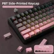 Игровая механическая беспроводная клавиатура Attack Shark X85 Pink gradient, 75%, RGB, USB-C, hot-swap, White Jade Switch с регулятором громкости - изображение 8