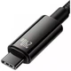 Кабель зарядки type c - type c 240w 3 метра Baseus Tungsten Gold Fast Charging (black) - изображение 3