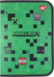 Папка факультативная YES Minecraft A4+ на молнии с внутренним карманом (492332) (5056574458292) - изображение 1