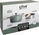 Посуд для приготування на пару 5five Simply Smart Healthy зелений 24 см 4 ел (3560232766411) - зображення 2