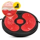 Диск здоров'я для талії 4FIZJO Mini Twister з еспандерами Black/Red (P-5905973402132) - зображення 5