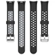 Перфорированный ремешок Vanfone для Xiaomi Mi Smart Band 8/9/10, черно-серый (VANAX56003) - изображение 3