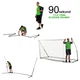 Футбольні ворота Quickplay Kickster 360x180см - изображение 6