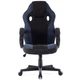 Геймерське крісло Sense7 Prism чорно-синє тканина - зображення 2