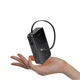 Зовнішній акумулятор Baseus EnerFill FC51 Bipow2 Pro Digital Display Power Bank with Built-in Cable 20000mAh 22.5W Cosmic Black (E0027701) - зображення 4