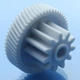 Шестерня м'ясорубки Rotex RMG202-G Vega RMG201-T RMG200-W RMG180-B мала бежева нового зразку посилена - зображення 1