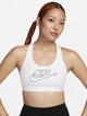 Спортивный топ для фитнеса женский Nike Futura Bra FB4080-100 M Белый (0196608858010) - изображение 1