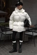 Пуфер Jadone Fashion Айс ONE SIZE белый - изображение 4