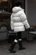 Пуфер Jadone Fashion Айс ONE SIZE белый - изображение 5