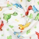 Пеленка Cosas COLORFUL DINO Фланель 80х80 см (4822052435717) - изображение 4