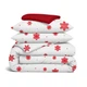 Комплект постільної білизни Cosas SNOWFLAKES BERRY Двоспальний Фланель 180x220 см (4822052479179) - зображення 1