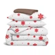 Комплект постільної білизни Cosas SNOWFLAKES BERRY Двоспальний Фланель 180x220 см (4822052479186) - зображення 1