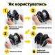 Катушка передаточных 3:1 для електропастуха провода троса бобина вместимость 500 м намотчик пластиковая переносная - изображение 8