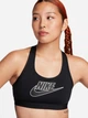 Спортивный топ для фитнеса женский Nike Futura Bra FB4080-010 XS Черный (196608857877) - изображение 1
