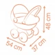 Коляска для ляльки 42 см Smoby Baby Nurse з чохлом - изображение 3
