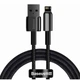 Кабель Baseus Tungsten Gold Fast Charging Lightning 2.4A (2m) black - изображение 1