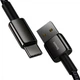 Кабель Baseus Tungsten Gold Fast Charging Lightning 2.4A (2m) black - изображение 5