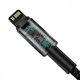 Кабель Baseus Tungsten Gold Type-C to Lightning PD 20W (1m) black - изображение 8