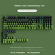 Набор кейкапов PBT Green Gradient (130+) / OEM-профиль - изображение 1