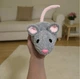 М'яка плюшева іграшка handmade Щур 26 см сірий в'язаний гачком амігурумі - зображення 2