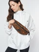 Спортивная сумка на пояс бананка Nike NK Heritage WSTPCK-SNAKE HJ8365-815 Черная с оранжевым (197602715545) - изображение 2