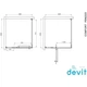 Душева кабіна Devit Comfort FEN2223 100х100 см профиль хром/прозоре скло - изображение 3