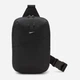 Спортивная сумка слинг через плечо тканевая Nike Aura Crossbody HF7038-013 Black/Black/Gunmetal (0198480963554) - изображение 1