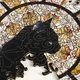 Деревянные пазлы для взрослых и детей «Витражный кот» 372 фигурных элементов в форме котиков - изображение 6